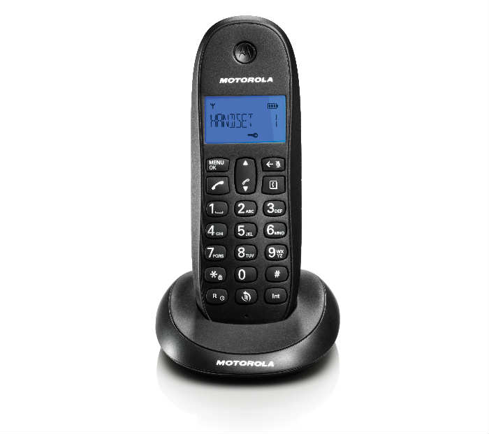 Aσύρματο Τηλέφωνο Motorola C1001LB Μαύρο